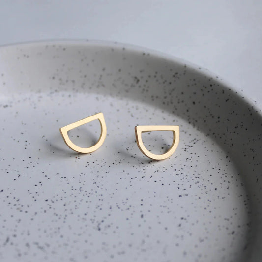 Arc Studs - Gold