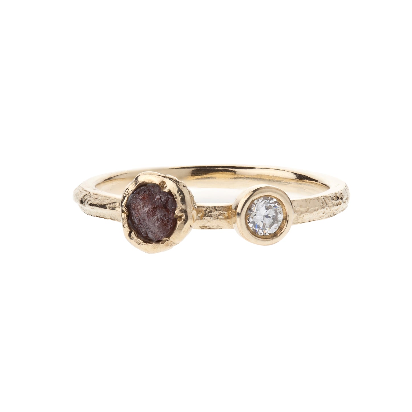 Diamond Oak Ring