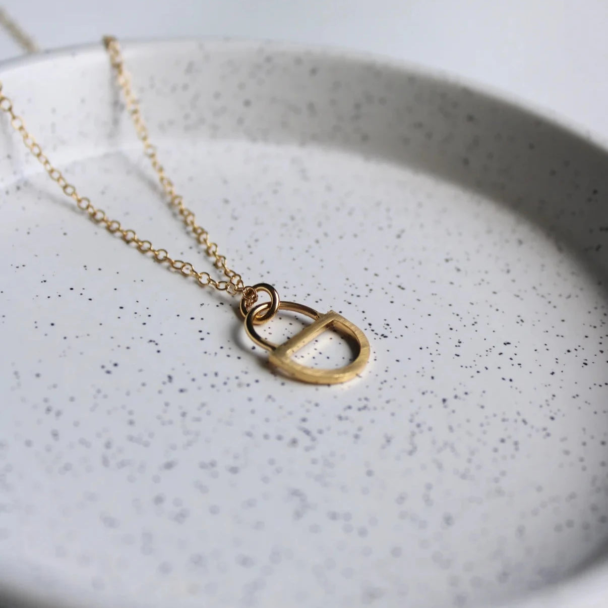 Arc Double Pendant - Gold