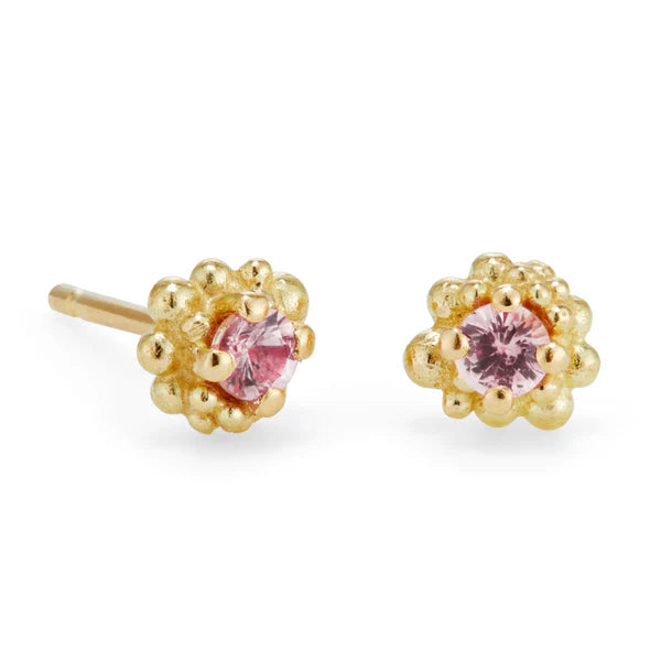 Pink Sapphire Earrings