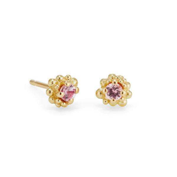 Pink Sapphire Earrings