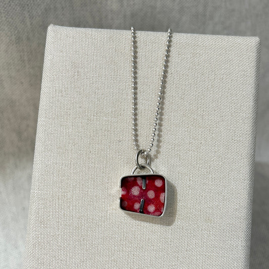 Red Cobble Pendant