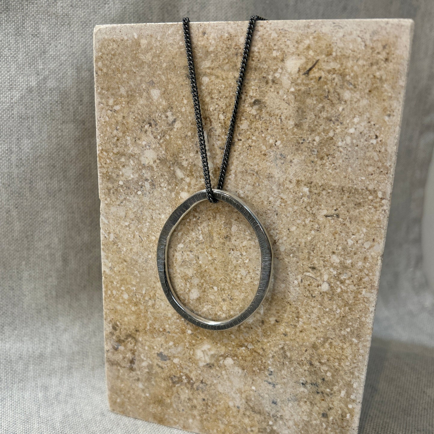 Oxidised Silver Necklace