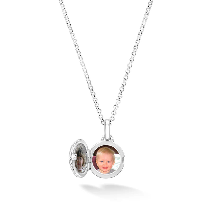 Silver & Sapphire Locket