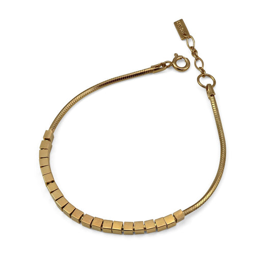 Metropolis Cubes Bracelet - Gold