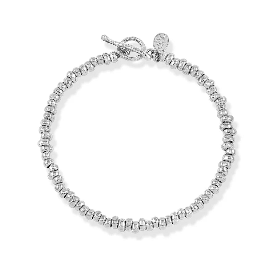 Silver Nomad Nuggets Bracelet