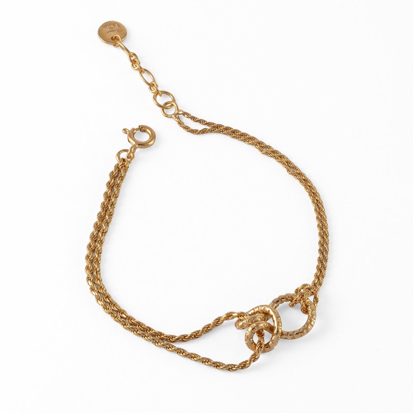 Serpentine Knot Bracelet - Gold