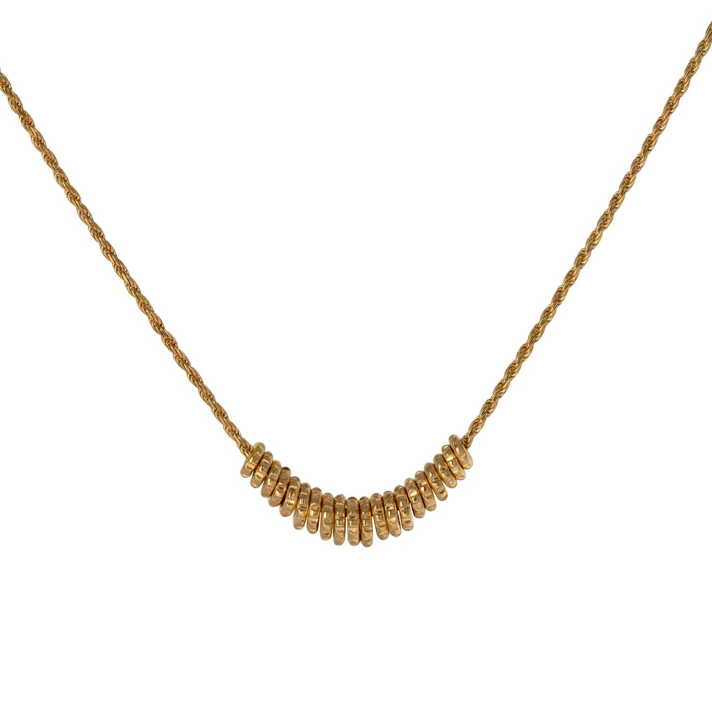 Serpentine Multi Link Necklace - Gold