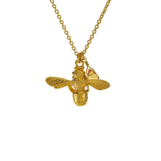 Honey Bee & Citrine Necklace