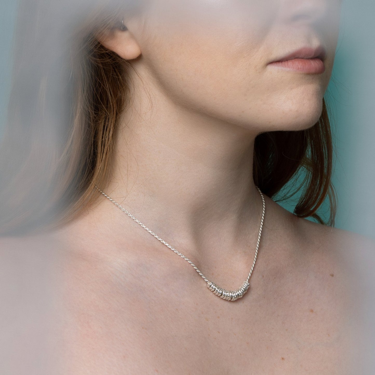 Serpentine Multi Link Necklace - Silver