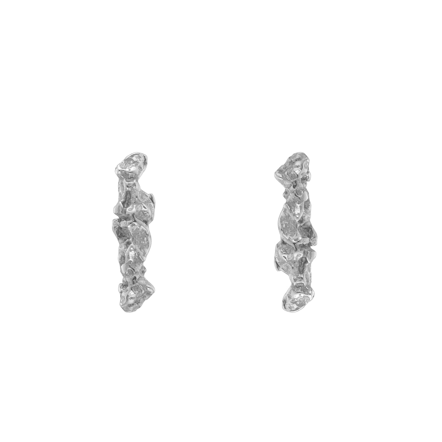 Silver Flake Studs