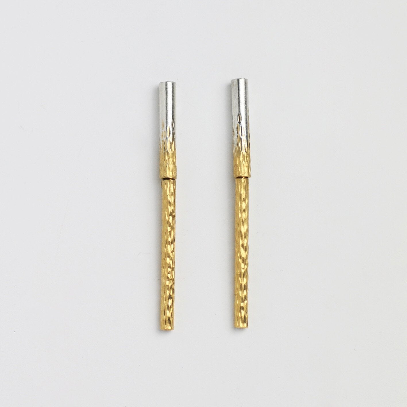 Gold Gradient Flux Studs